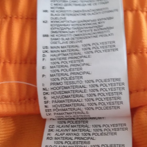 🆕 Reebok Men's Workout Ready Meet You There Shorts, High Vis Orange, NWT, Auth. - Picture 11 of 12